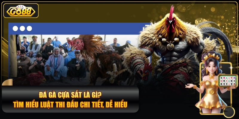 Đá Gà Cựa Sắt Là Gì? Tìm Hiểu Luật Thi Đấu Chi Tiết, Dễ Hiểu