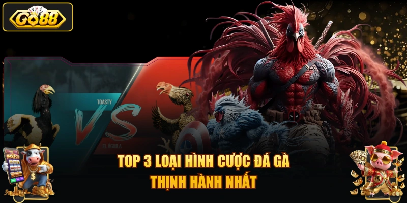 Top 3 loại hình cược đá gà thịnh hành nhất